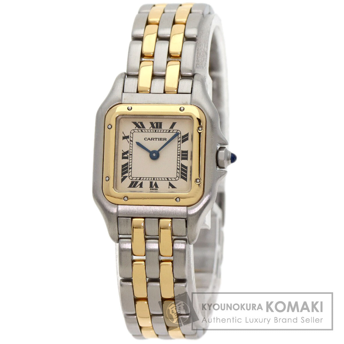 CARTIER PANTHERE SM 2ROW Watches W25029B6 Stainless Steel/SSxK18YG Ladies