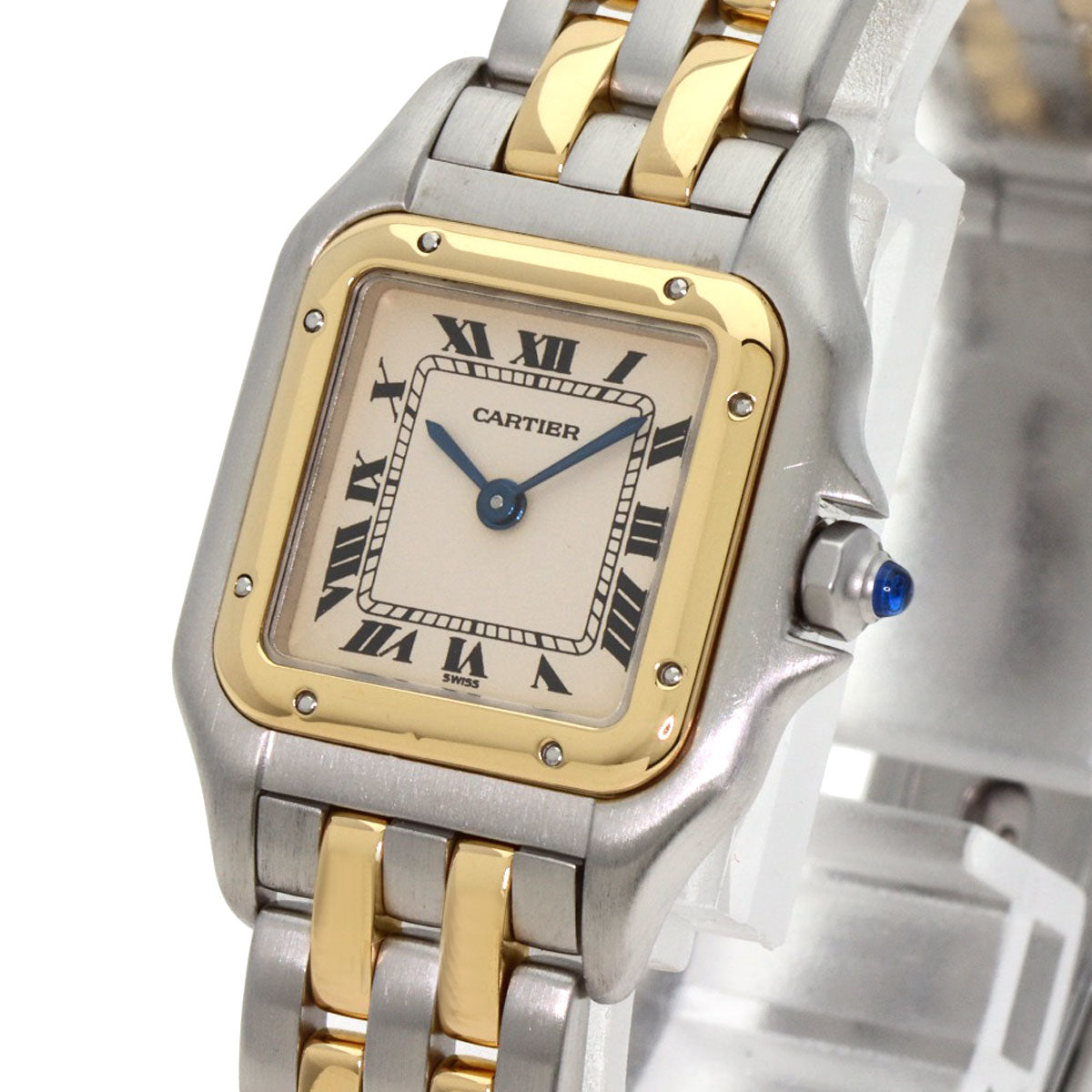 CARTIER PANTHERE SM 2ROW Watches W25029B6 Stainless Steel/SSxK18YG Ladies