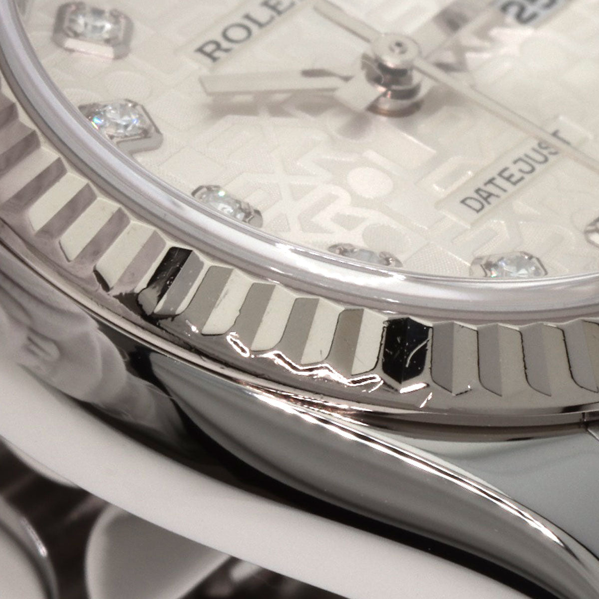 ROLEX DATEJUST 10P Diamond Watches 179174G Stainless Steel/Stainless Steel Ladies