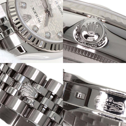 ROLEX DATEJUST 10P Diamond Watches 179174G Stainless Steel/Stainless Steel Ladies