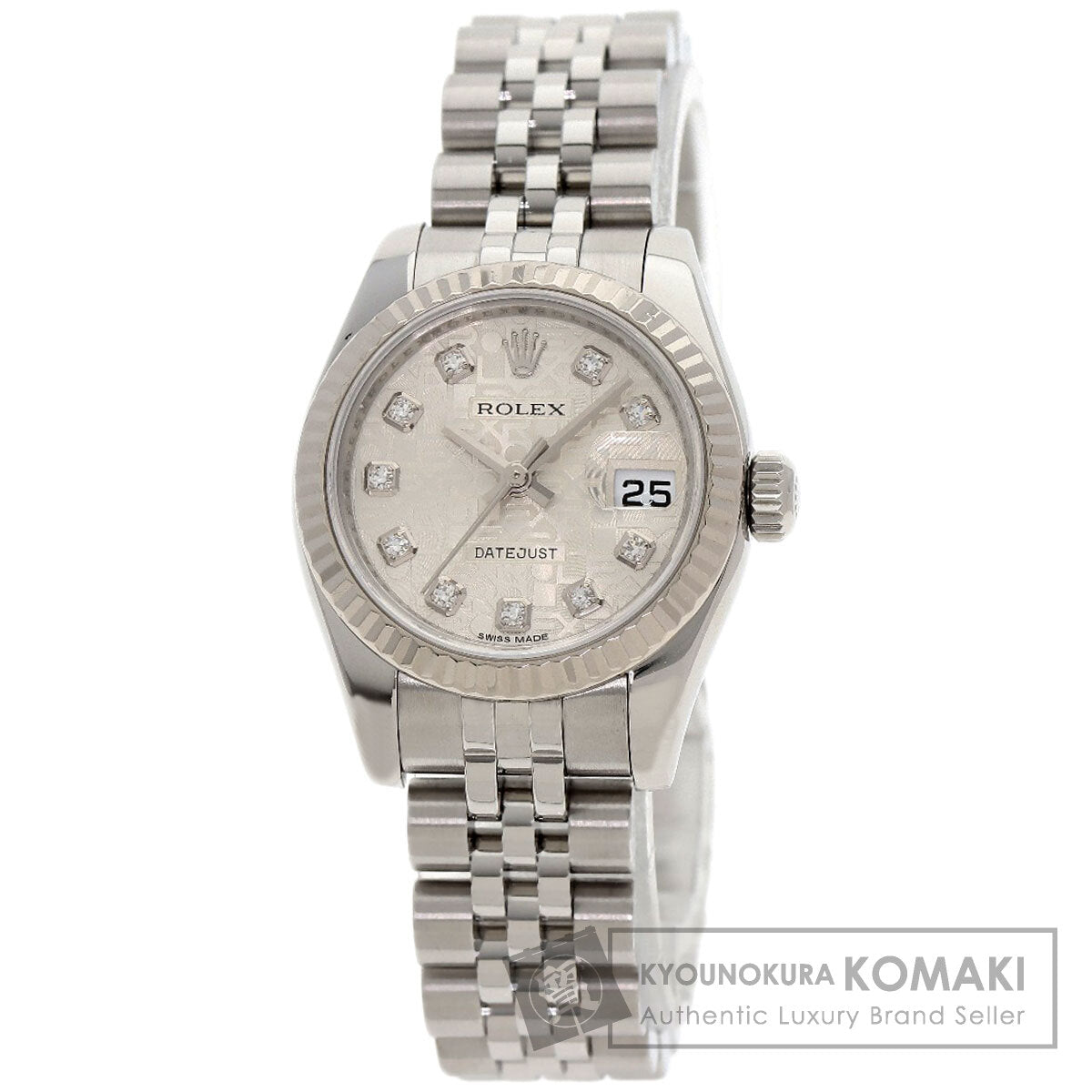 ROLEX DATEJUST 10P Diamond Watches 179174G Stainless Steel/Stainless Steel Ladies