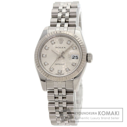 ROLEX DATEJUST 10P Diamond Watches 179174G Stainless Steel/Stainless Steel Ladies