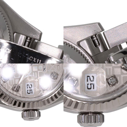 ROLEX DATEJUST 10P Diamond Watches 179174G Stainless Steel/Stainless Steel Ladies