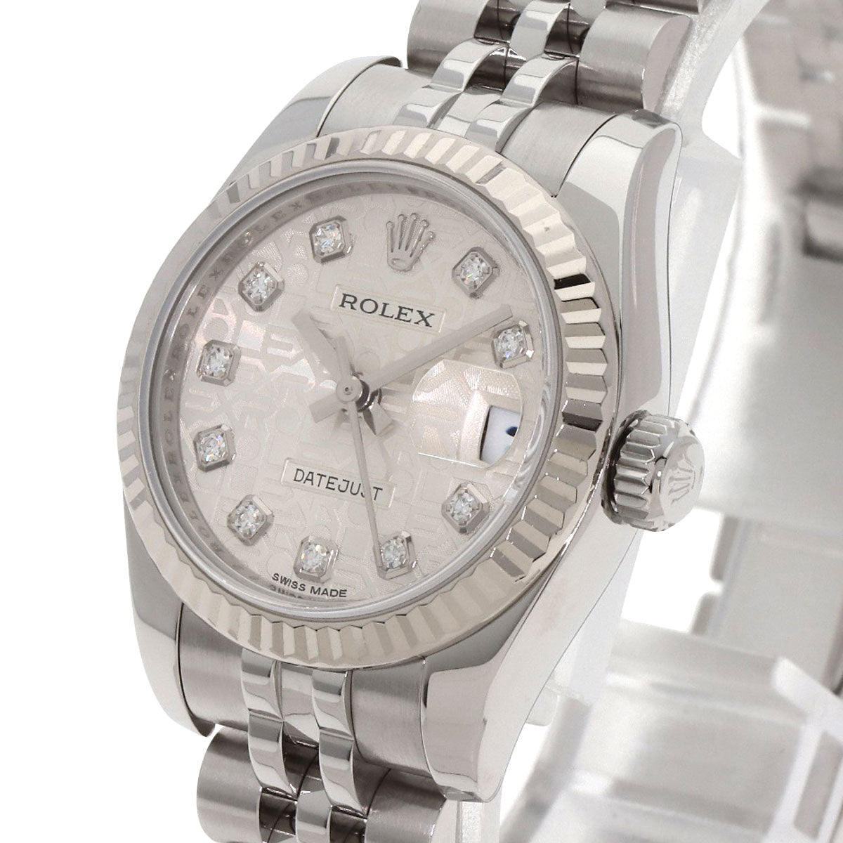 ROLEX DATEJUST 10P Diamond Watches 179174G Stainless Steel/Stainless Steel Ladies