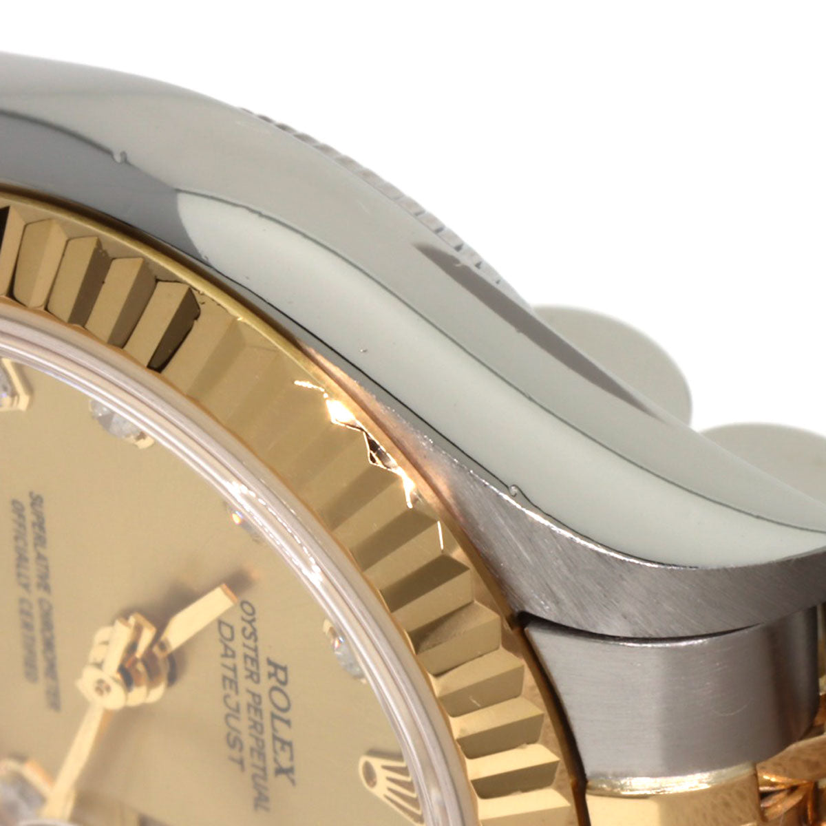 ROLEX DATEJUST 10P Diamond Watches 79173G Stainless Steel/SSxK18YG Ladies