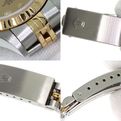 ROLEX DATEJUST 10P Diamond Watches 79173G Stainless Steel/SSxK18YG Ladies