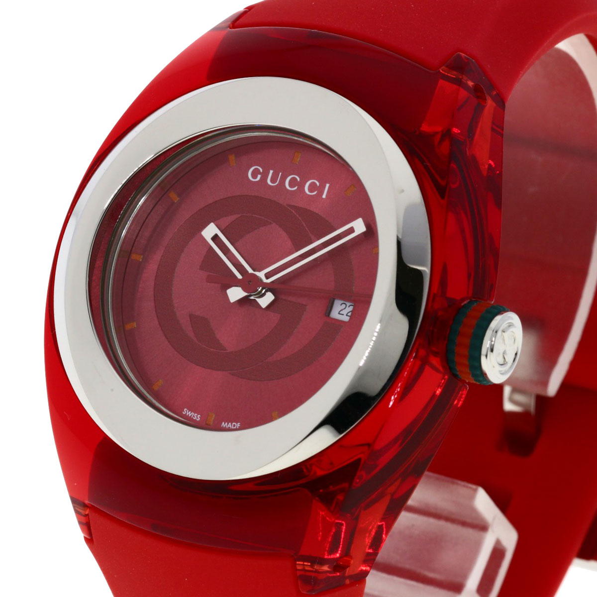 GUCCI SYNC Watches YA137.3 Stainless Steel/Rubber Ladies