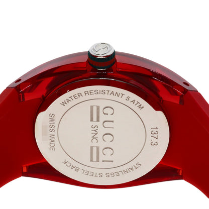 GUCCI SYNC Watches YA137.3 Stainless Steel/Rubber Ladies