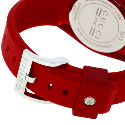 GUCCI SYNC Watches YA137.3 Stainless Steel/Rubber Ladies