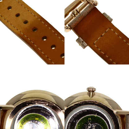 COACH Round face Watches CA.110.7.34.1354 Gold Plated/Leather Ladies