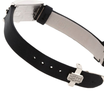 HARRY WINSTON Avenue C Mini Watches AVCQHM16WW024 K18 White Gold/Leather x Satin Ladies