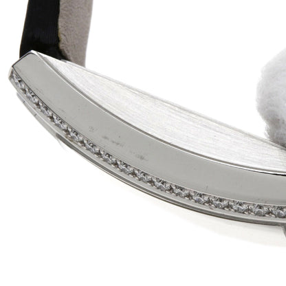 HARRY WINSTON Avenue C Mini Watches AVCQHM16WW024 K18 White Gold/Leather x Satin Ladies