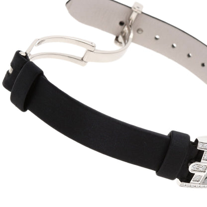 HARRY WINSTON Avenue C Mini Watches AVCQHM16WW024 K18 White Gold/Leather x Satin Ladies