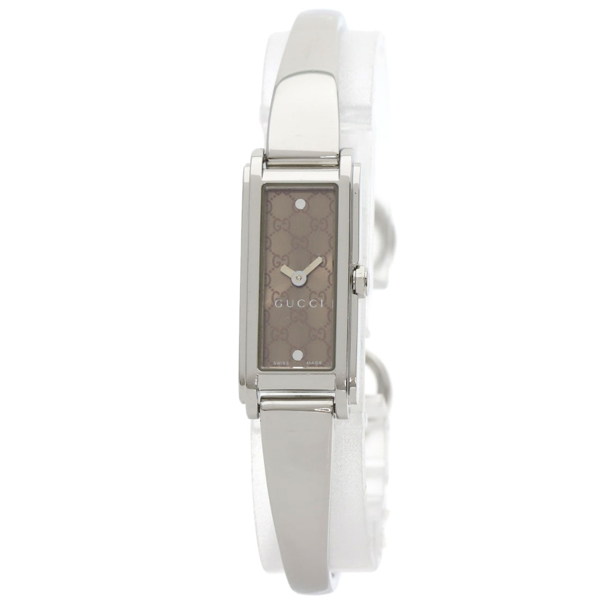 GUCCI GG square face Watches 109 Stainless Steel/Stainless Steel Ladies