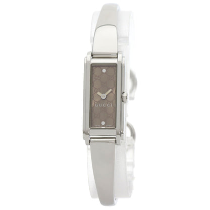 GUCCI GG square face Watches 109 Stainless Steel/Stainless Steel Ladies