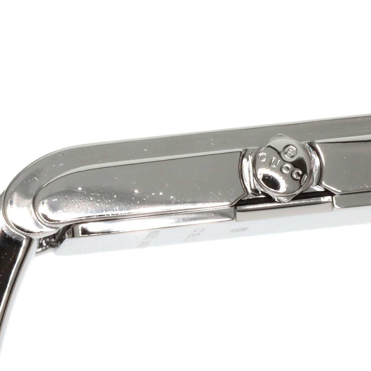 GUCCI GG square face Watches 109 Stainless Steel/Stainless Steel Ladies