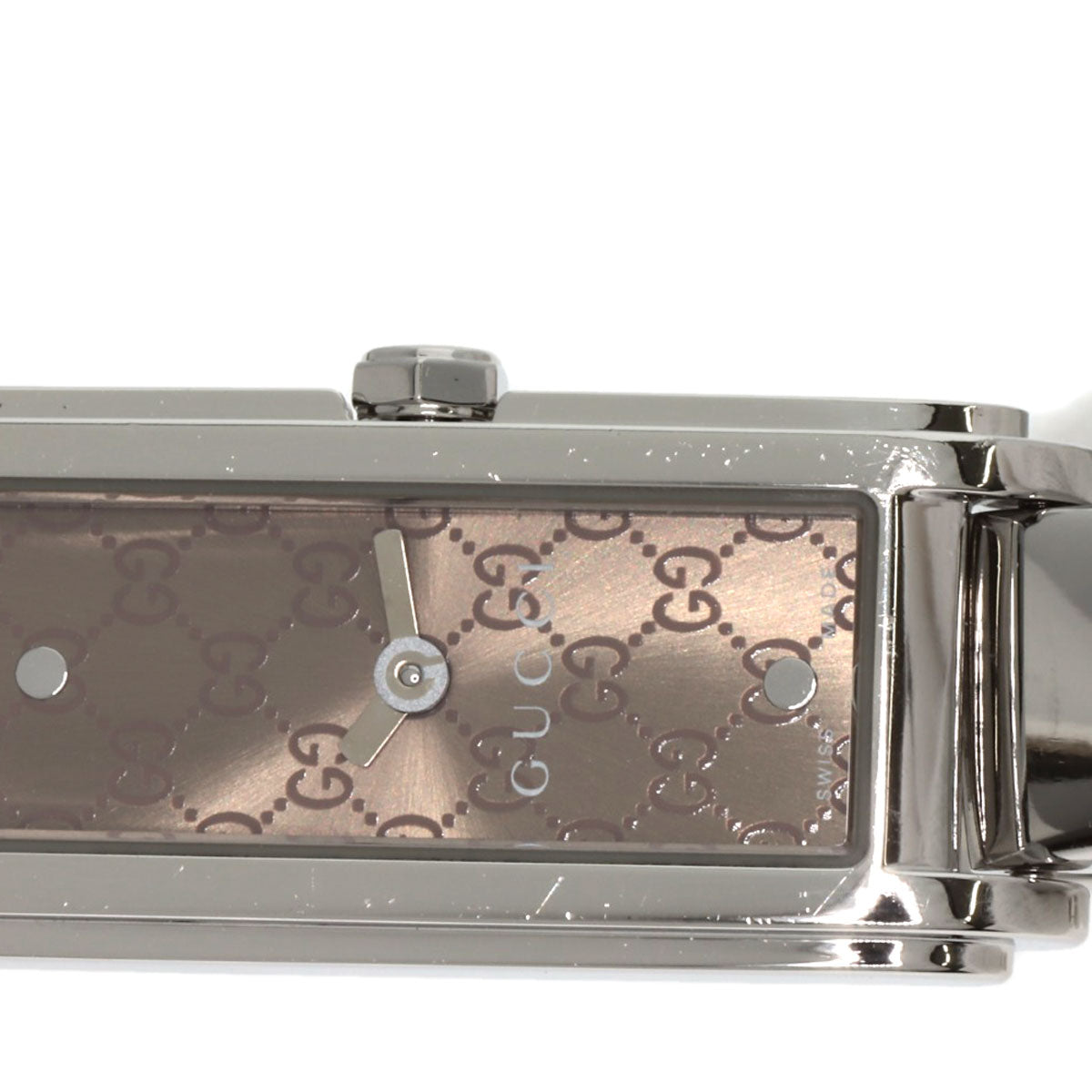 GUCCI GG square face Watches 109 Stainless Steel/Stainless Steel Ladies