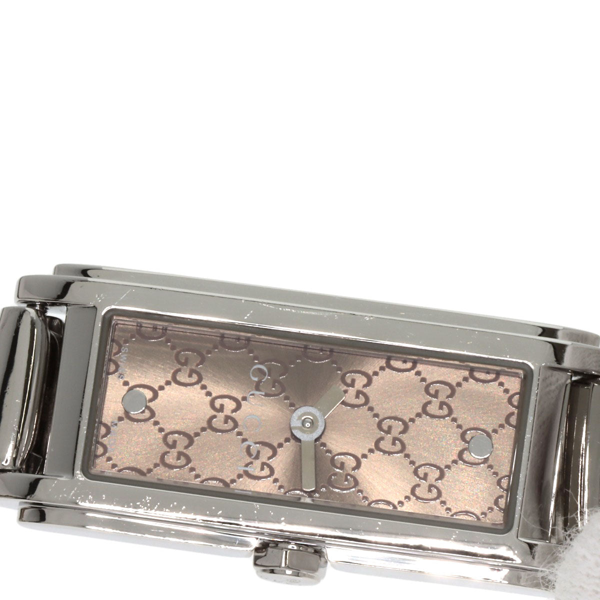 GUCCI GG square face Watches 109 Stainless Steel/Stainless Steel Ladies