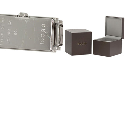 GUCCI GG square face Watches 109 Stainless Steel/Stainless Steel Ladies