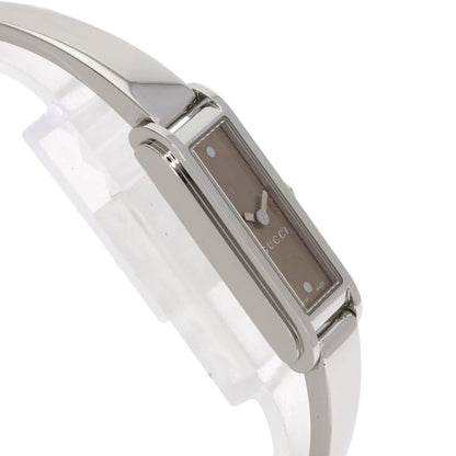 GUCCI GG square face Watches 109 Stainless Steel/Stainless Steel Ladies