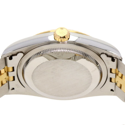 ROLEX DATEJUST 10P Diamond Watches 16233G Stainless Steel/SSxK18YG mens