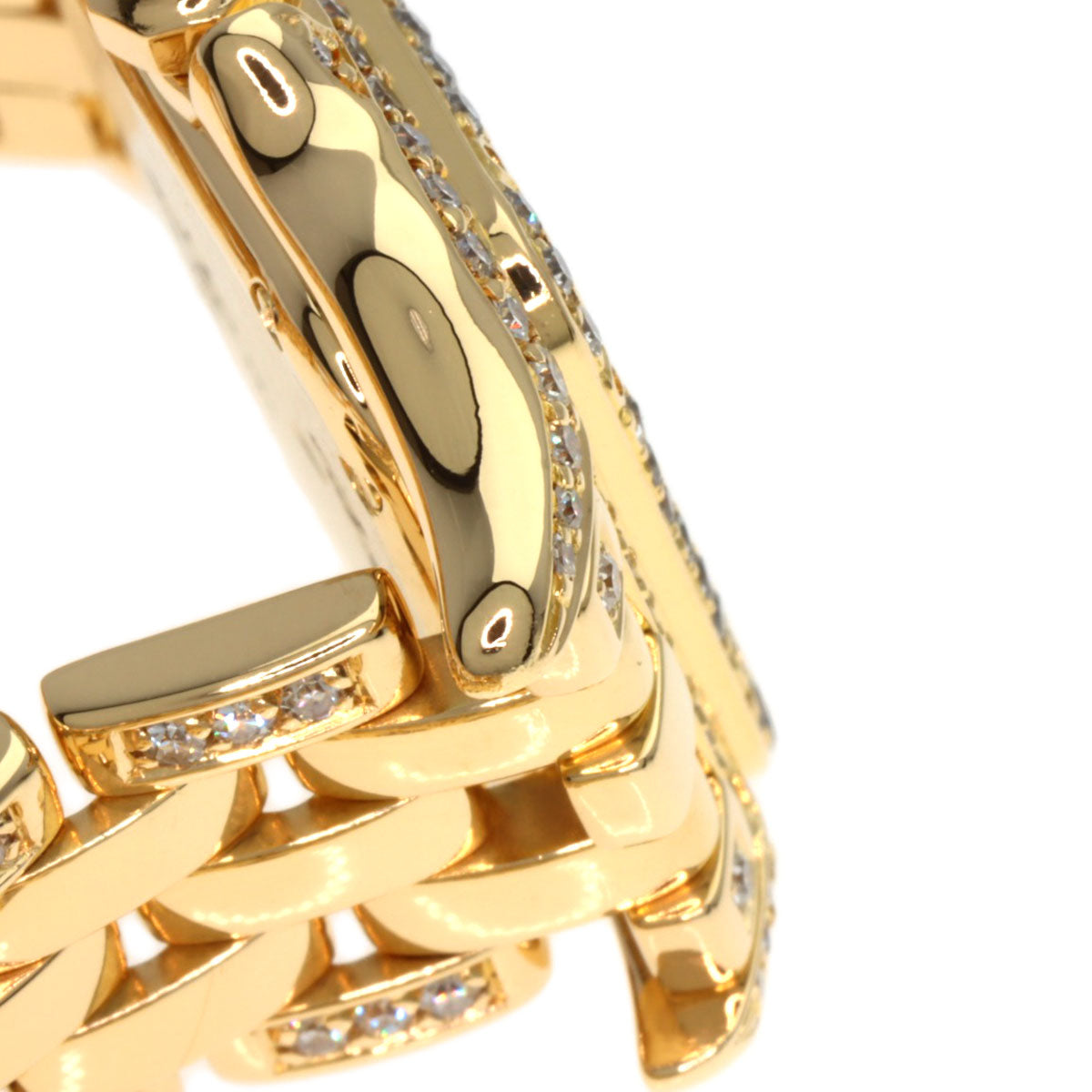 CARTIER PANTHERESM Diamond Watches WF3002B9 K18 Yellow Gold/K18YGxDiamond Ladies