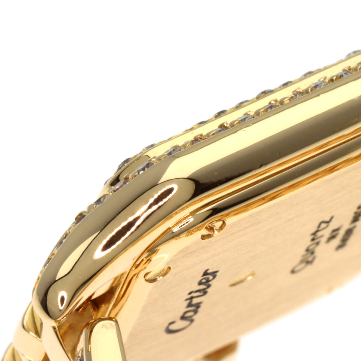 CARTIER PANTHERESM Diamond Watches WF3002B9 K18 Yellow Gold/K18YGxDiamond Ladies