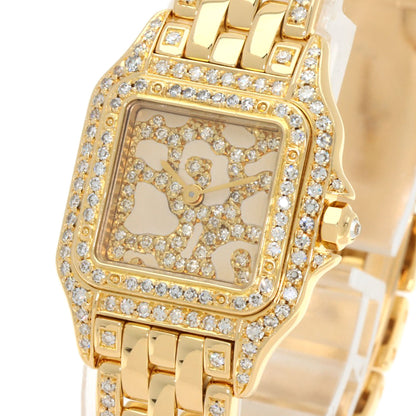 CARTIER PANTHERESM Diamond Watches WF3002B9 K18 Yellow Gold/K18YGxDiamond Ladies