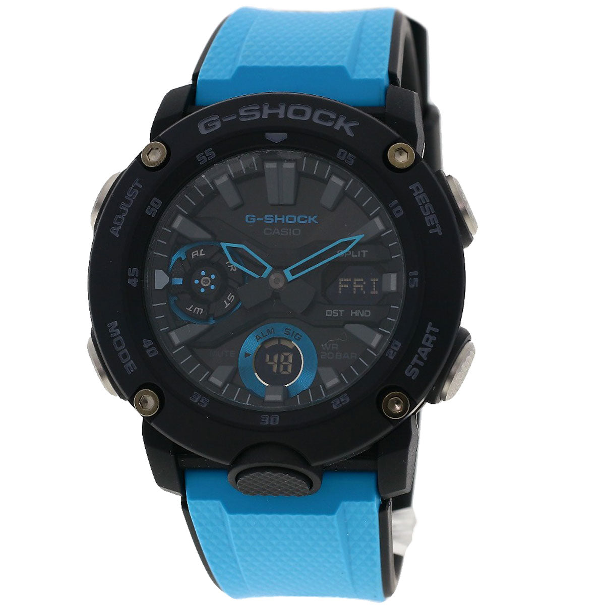 CASIO G shock Watches GA-2000 carbon/resin mens