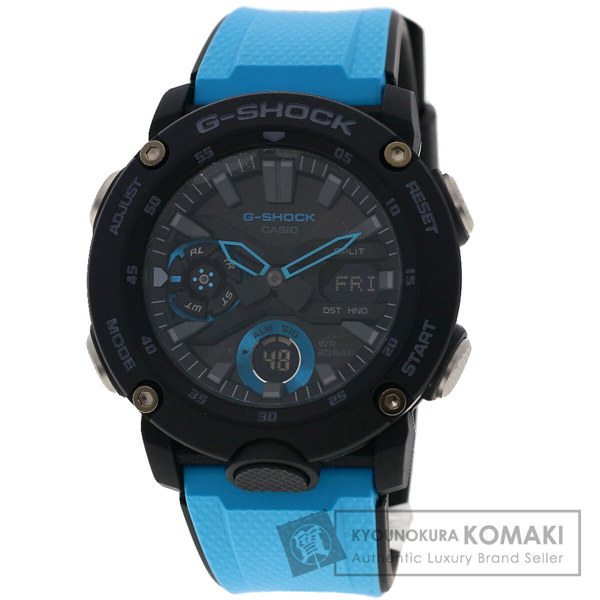 CASIO G shock Watches GA-2000 carbon/resin mens