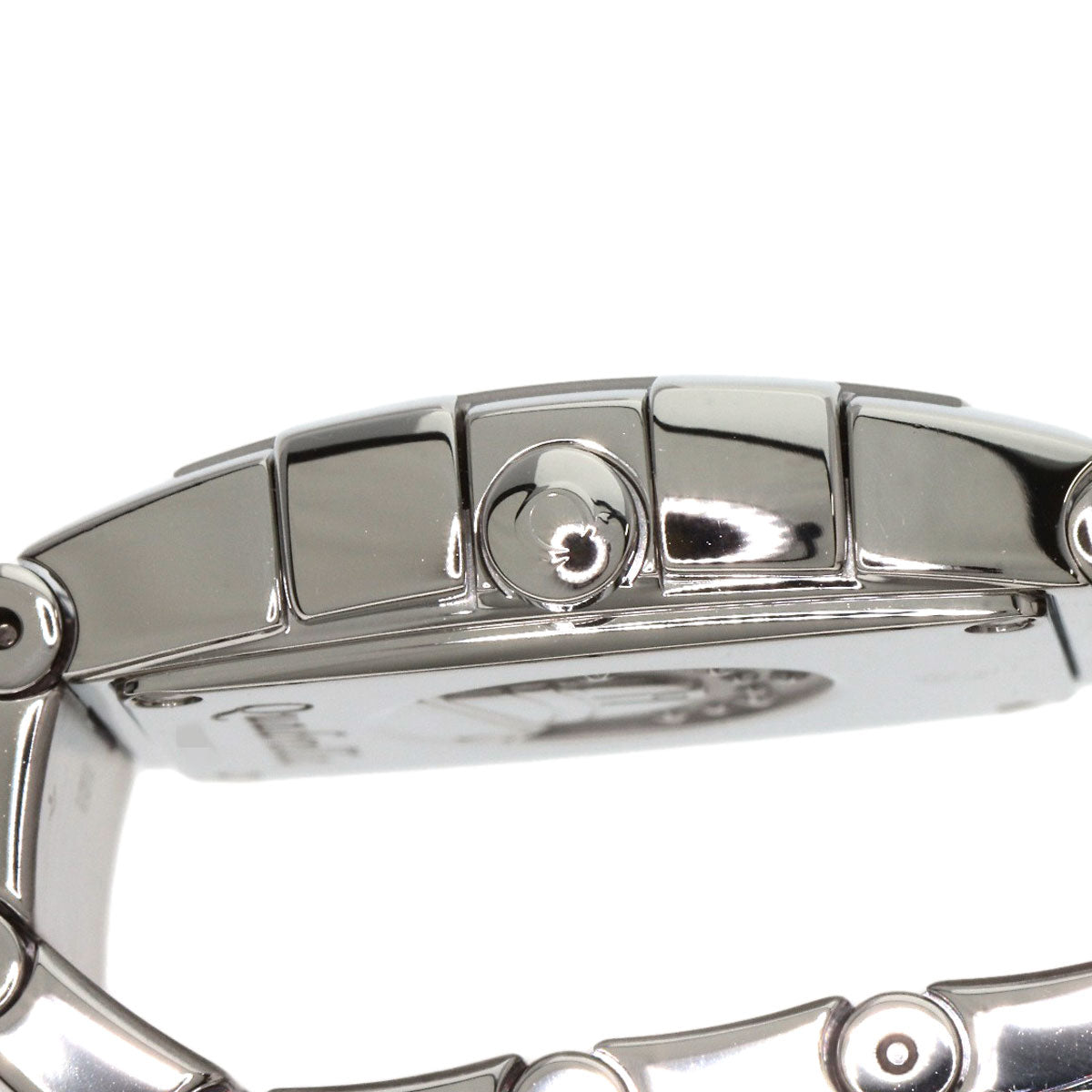 OMEGA Constellation Quadrella 8P Color Stone Watches 1584.79 Stainless Steel/Stainless Steel Ladies