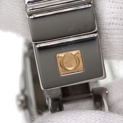 OMEGA Constellation Quadrella 8P Color Stone Watches 1584.79 Stainless Steel/Stainless Steel Ladies