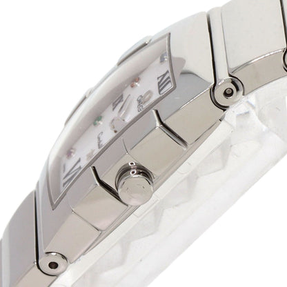 OMEGA Constellation Quadrella 8P Color Stone Watches 1584.79 Stainless Steel/Stainless Steel Ladies