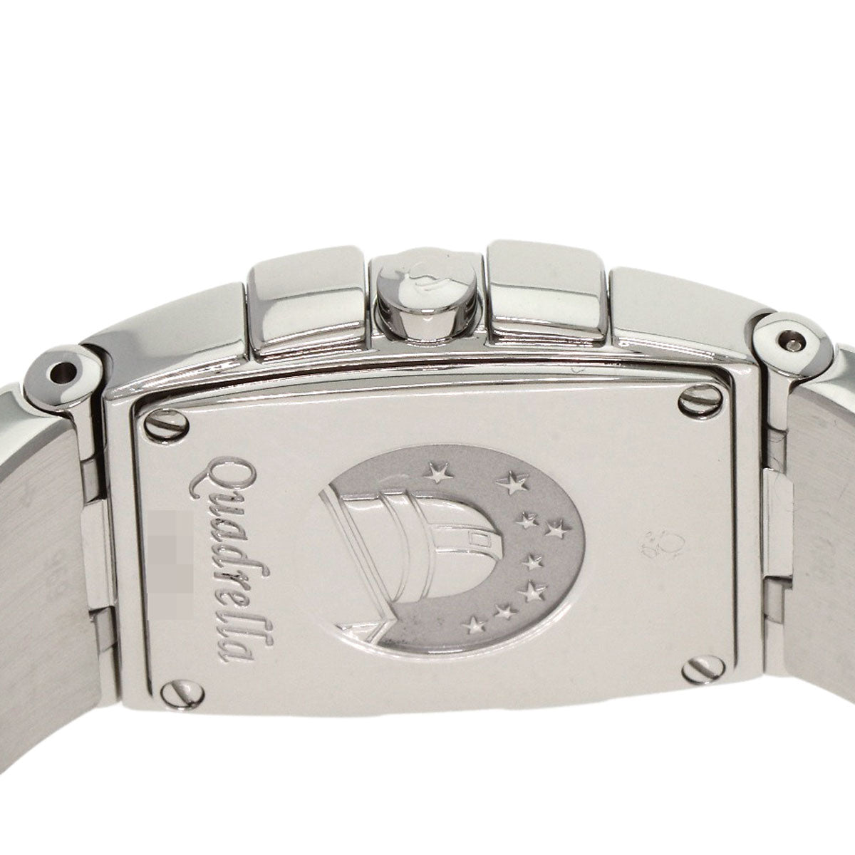 OMEGA Constellation Quadrella 8P Color Stone Watches 1584.79 Stainless Steel/Stainless Steel Ladies