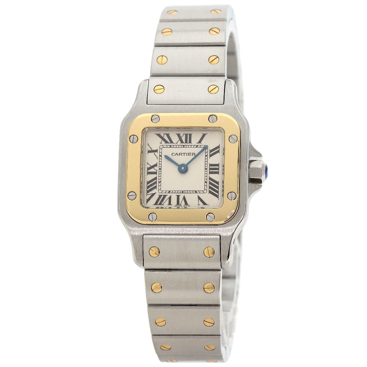 CARTIER Santosgalbe SM Watches W20012C4 Stainless Steel/Stainless Steel Ladies