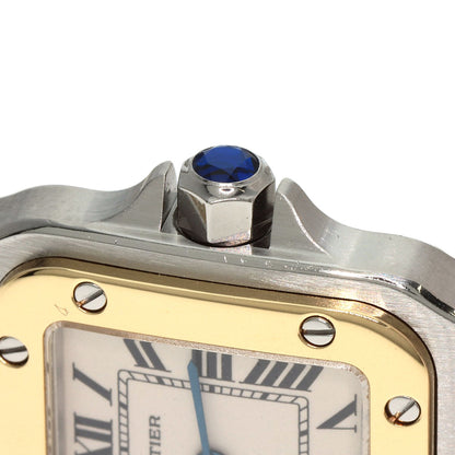 CARTIER Santosgalbe SM Watches W20012C4 Stainless Steel/Stainless Steel Ladies