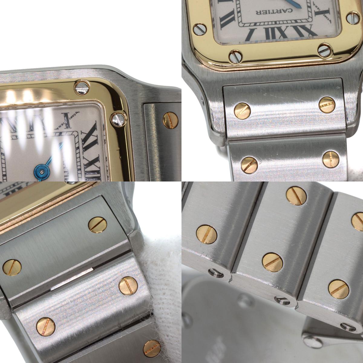 CARTIER Santosgalbe SM Watches W20012C4 Stainless Steel/Stainless Steel Ladies