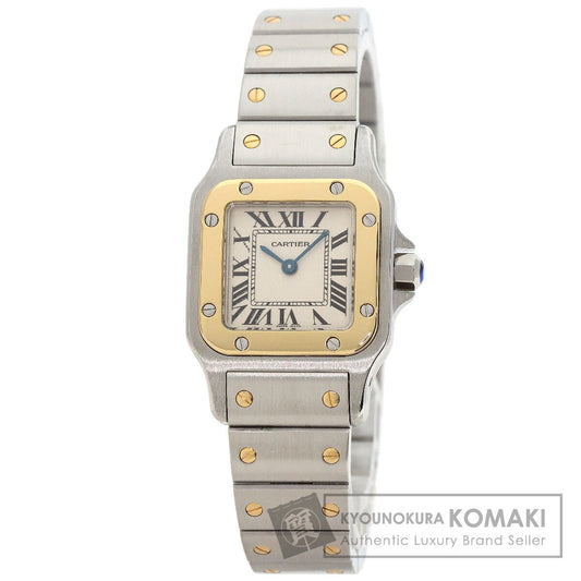 CARTIER Santosgalbe SM Watches W20012C4 Stainless Steel/Stainless Steel Ladies