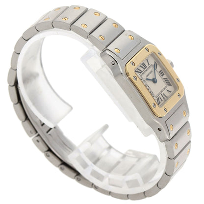 CARTIER Santosgalbe SM Watches W20012C4 Stainless Steel/Stainless Steel Ladies