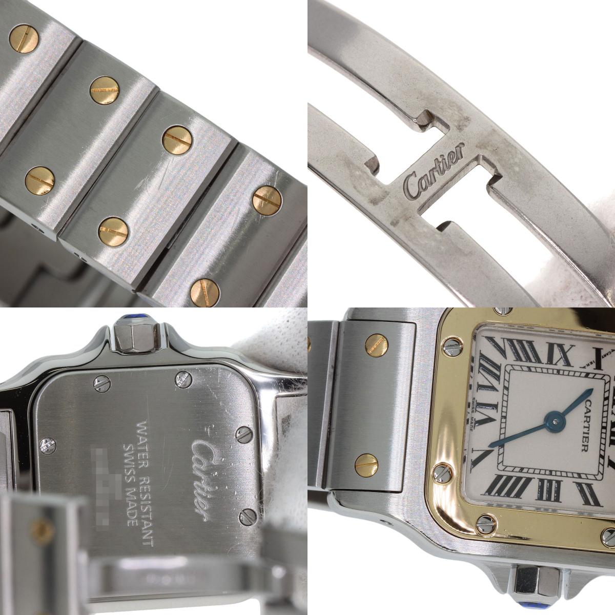 CARTIER Santosgalbe SM Watches W20012C4 Stainless Steel/Stainless Steel Ladies
