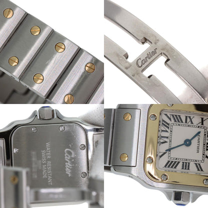 CARTIER Santosgalbe SM Watches W20012C4 Stainless Steel/Stainless Steel Ladies