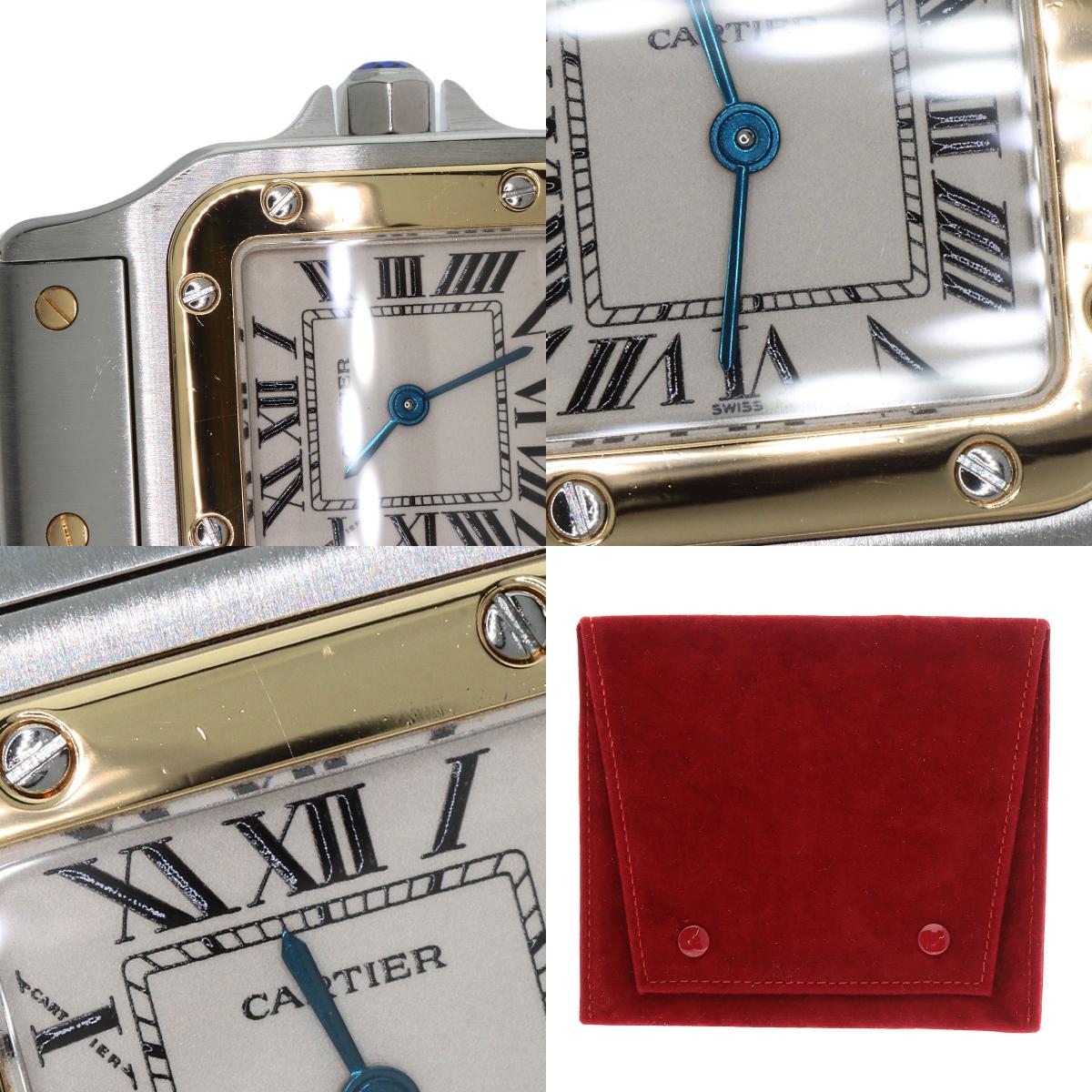 CARTIER Santosgalbe SM Watches W20012C4 Stainless Steel/Stainless Steel Ladies