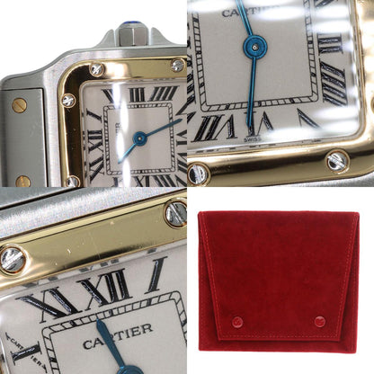 CARTIER Santosgalbe SM Watches W20012C4 Stainless Steel/Stainless Steel Ladies