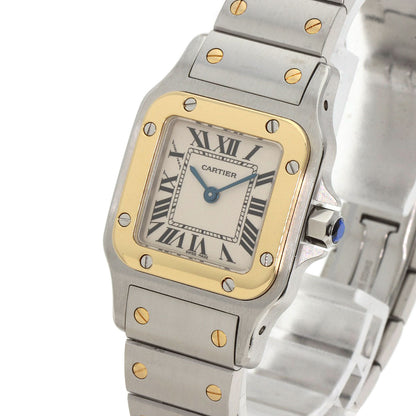 CARTIER Santosgalbe SM Watches W20012C4 Stainless Steel/Stainless Steel Ladies