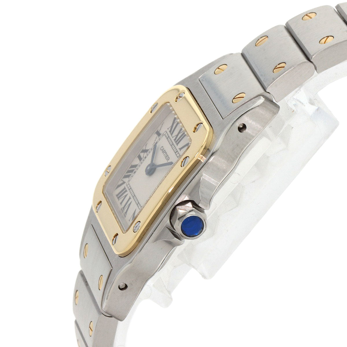 CARTIER Santosgalbe SM Watches W20012C4 Stainless Steel/Stainless Steel Ladies