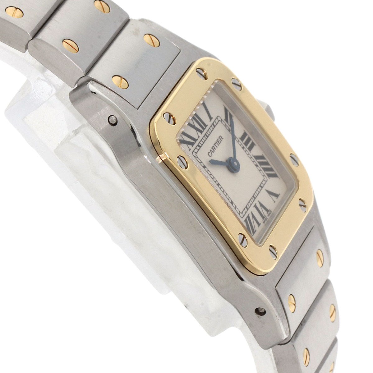 CARTIER Santosgalbe SM Watches W20012C4 Stainless Steel/Stainless Steel Ladies