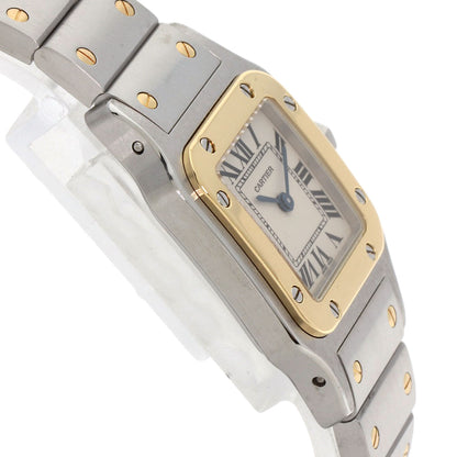 CARTIER Santosgalbe SM Watches W20012C4 Stainless Steel/Stainless Steel Ladies