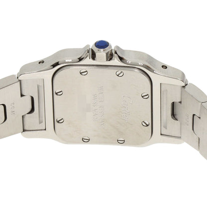 CARTIER Santosgalbe SM Watches W20012C4 Stainless Steel/Stainless Steel Ladies