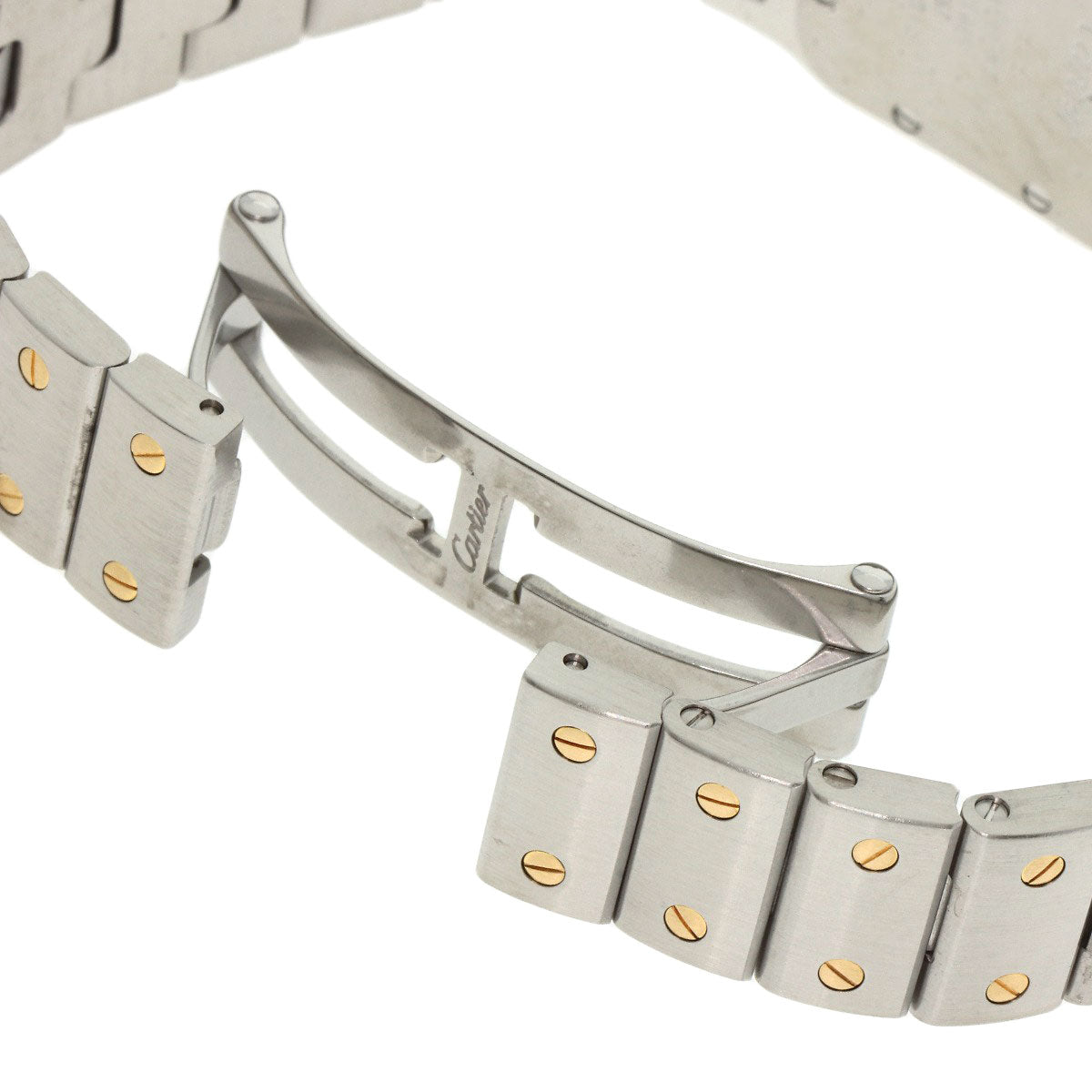 CARTIER Santosgalbe SM Watches W20012C4 Stainless Steel/Stainless Steel Ladies