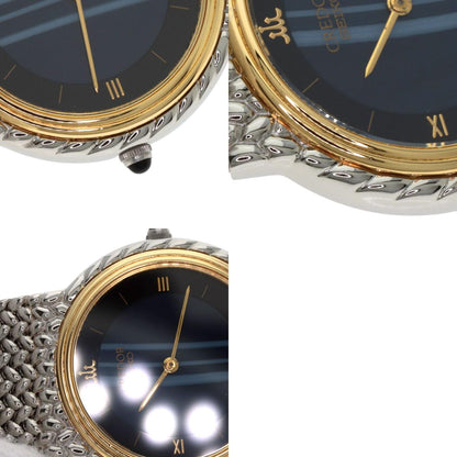 SEIKO CREDOR Round Face Blue Agate Watches 5A70-0260 Stainless Steel/Stainless Steel Ladies